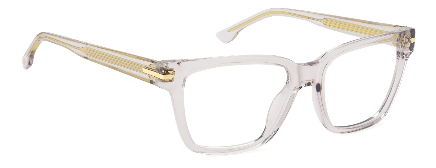 Eyeglasses Victoria Beckham Vb 1010 111856 2T3 color crystal beige shape square 