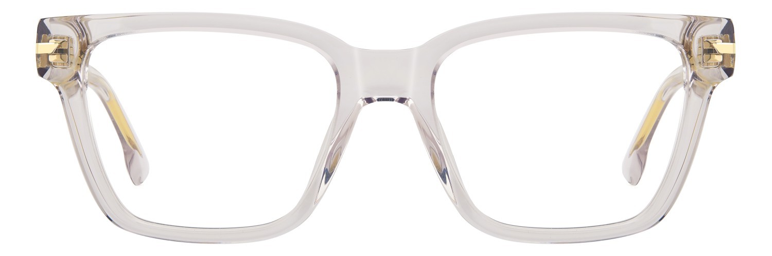 Eyeglasses Victoria Beckham Vb 1010 111856 2T3 color crystal beige shape square 