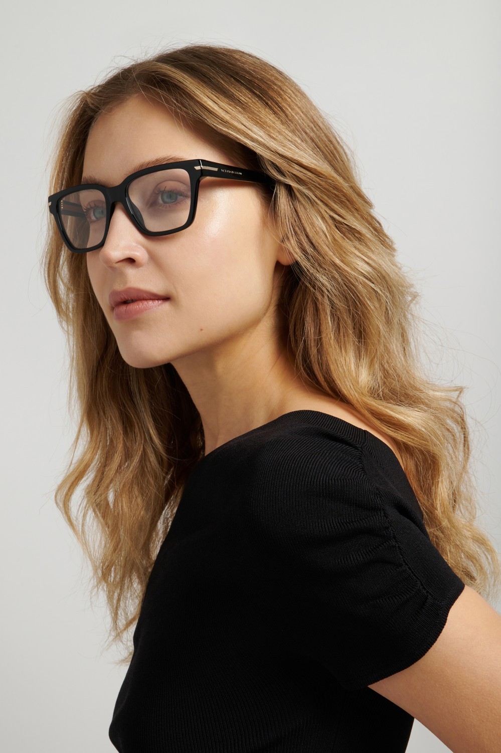 Eyeglasses Victoria Beckham Vb 1010 111856 807 color black shape square 
