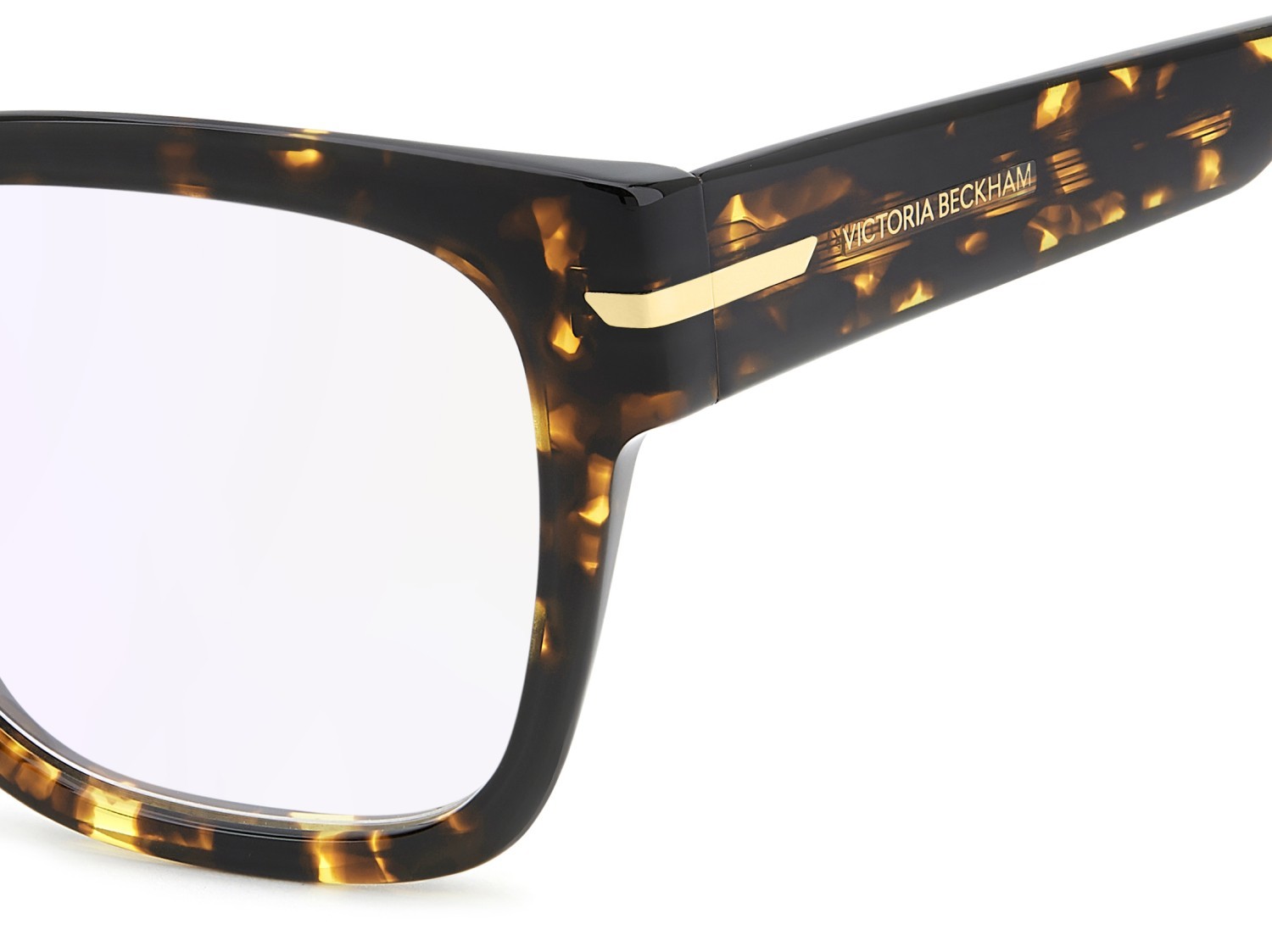 Eyeglasses Victoria Beckham Vb 7013 111857 086 color havana shape square lenses violet mirror