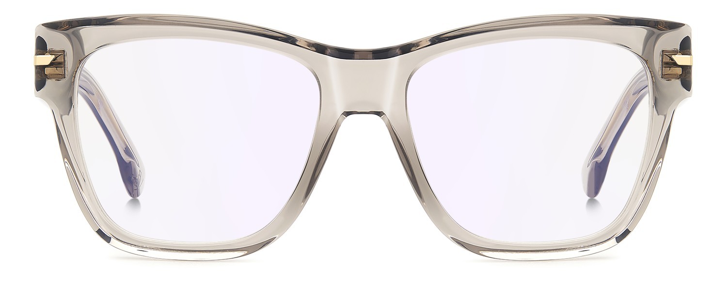 Eyeglasses Victoria Beckham Vb 7013 111857 10A color beige shape square lenses violet mirror