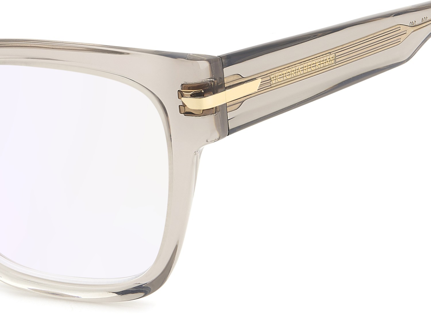 Eyeglasses Victoria Beckham Vb 7013 111857 10A color beige shape square lenses violet mirror