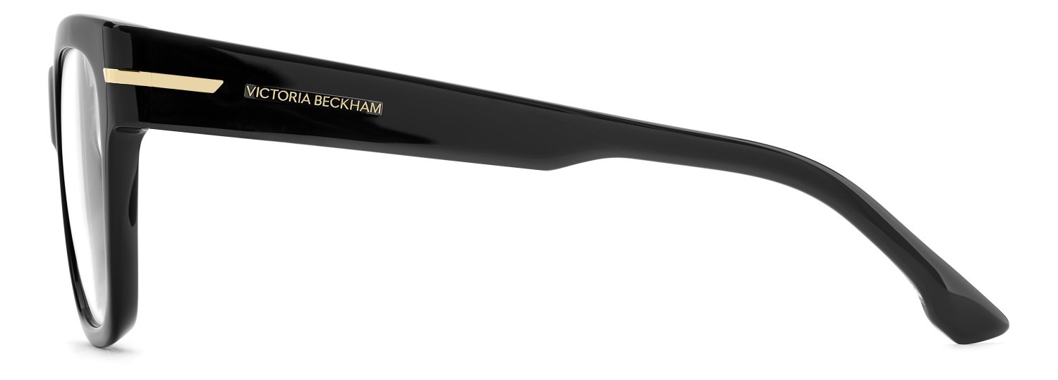 Eyeglasses Victoria Beckham Vb 7013 111857 807 color black shape square lenses violet mirror