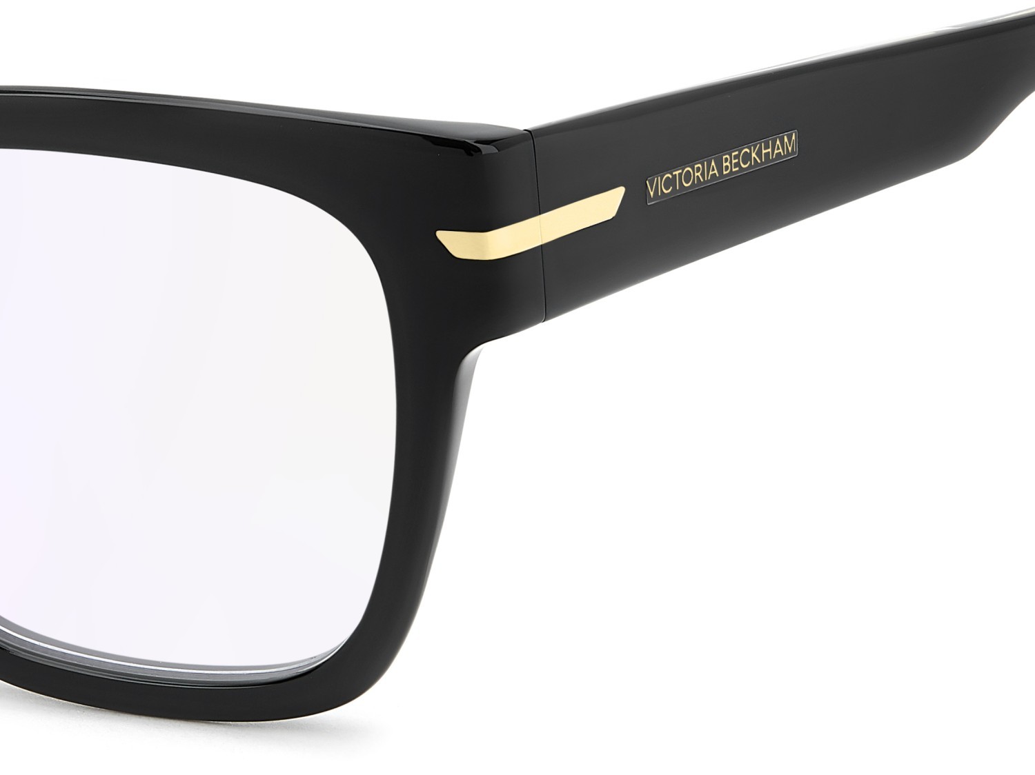 Eyeglasses Victoria Beckham Vb 7013 111857 807 color black shape square lenses violet mirror