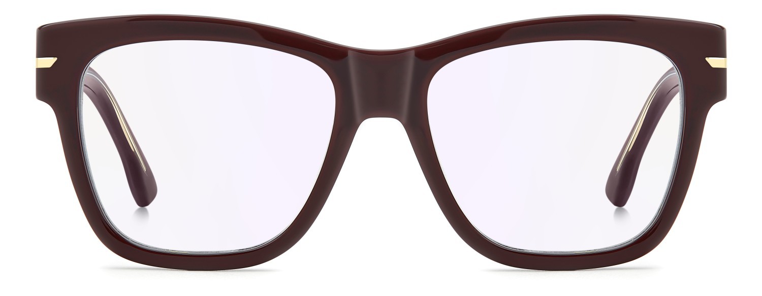 Eyeglasses Victoria Beckham Vb 7013 111857 LHF color burgundy 2 shape square lenses violet mirror