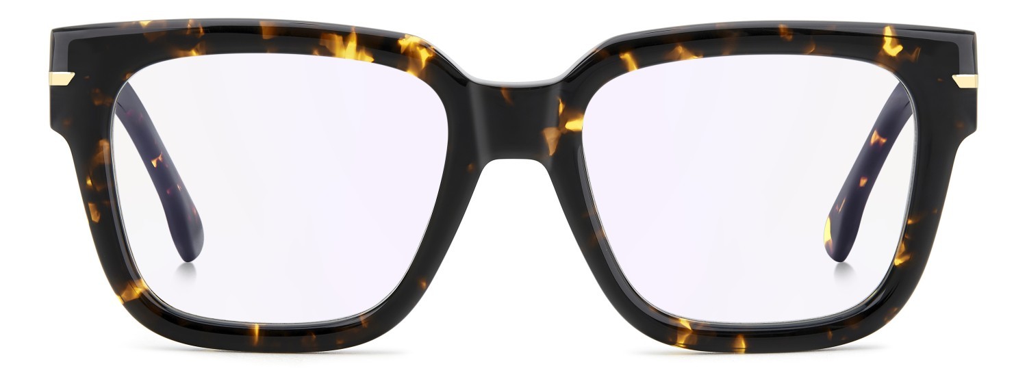 Eyeglasses Victoria Beckham Vb 7011 111858 086 color havana shape square lenses violet mirror