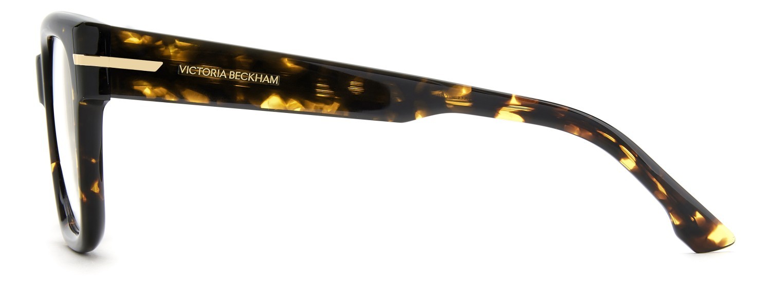 Eyeglasses Victoria Beckham Vb 7011 111858 086 color havana shape square lenses violet mirror