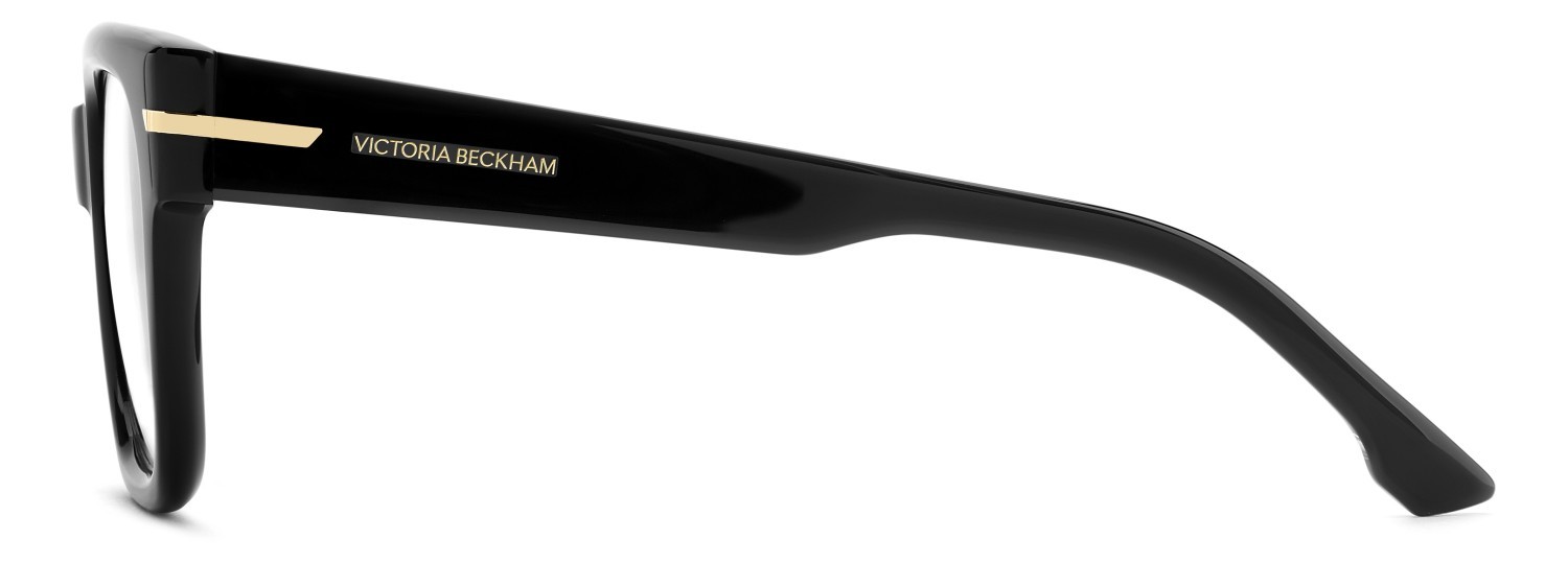 Eyeglasses Victoria Beckham Vb 7011 111858 807 color black shape square lenses violet mirror