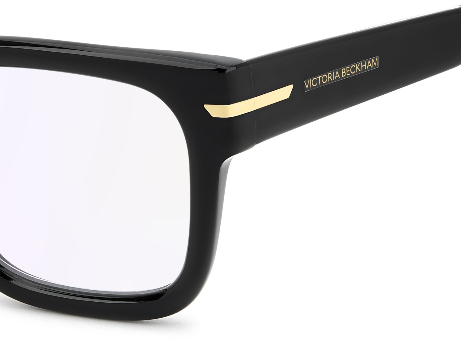 Eyeglasses Victoria Beckham Vb 7011 111858 807 color black shape square lenses violet mirror