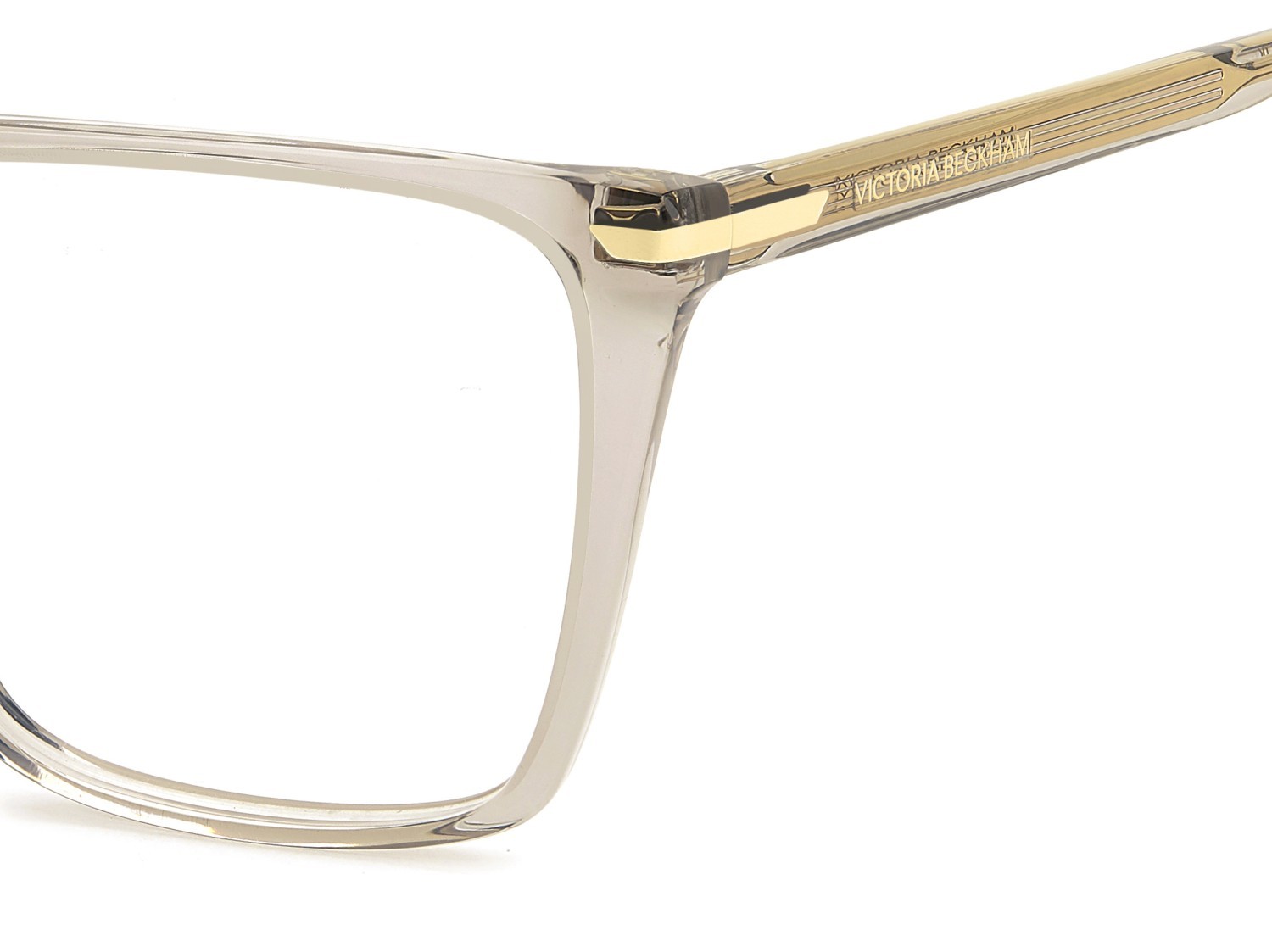 Eyeglasses Victoria Beckham Vb 1014 111860 10A color beige shape square 