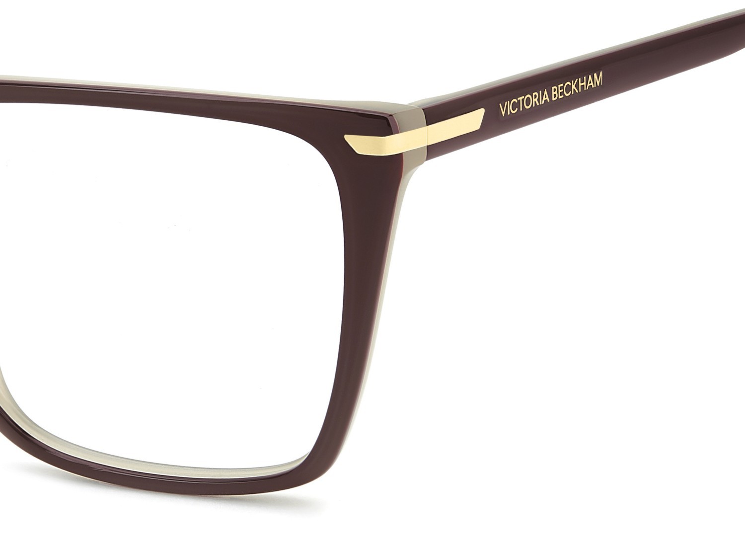 Occhiali da vista Victoria Beckham Vb 1014 111860 1S8 colore burgundy pearl beige forma quadrato 