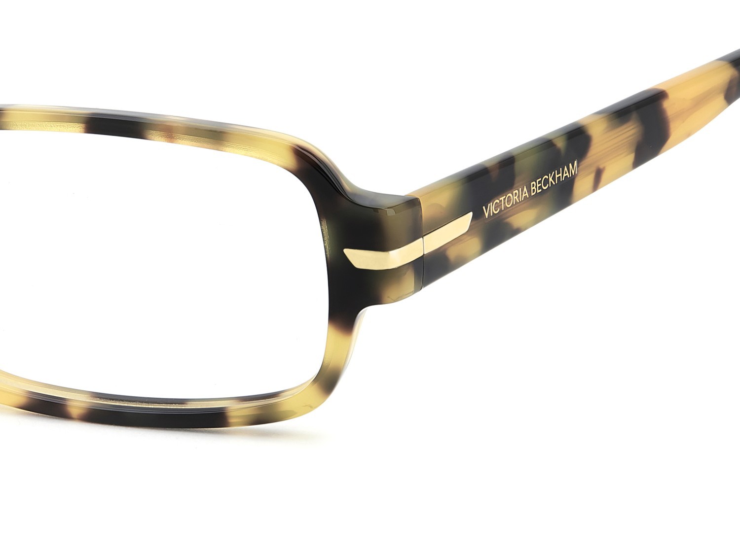 Eyeglasses Victoria Beckham Vb 1012 111861 EPZ color yellow havana shape rectangle 