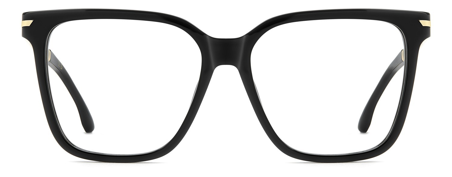Eyeglasses Victoria Beckham Vb 1009 111863 2M2 color black gold shape square 