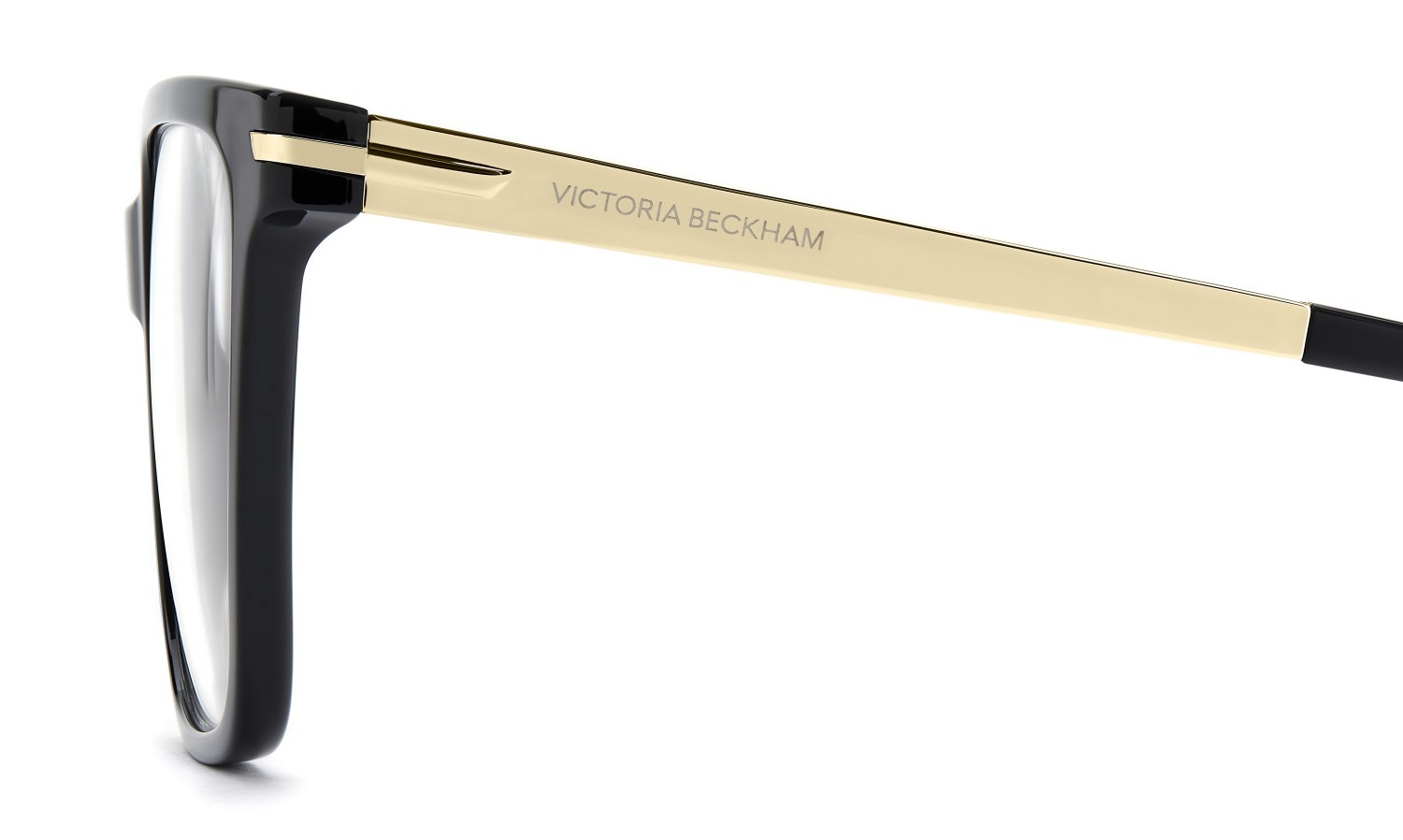 Eyeglasses Victoria Beckham Vb 1009 111863 2M2 color black gold shape square 