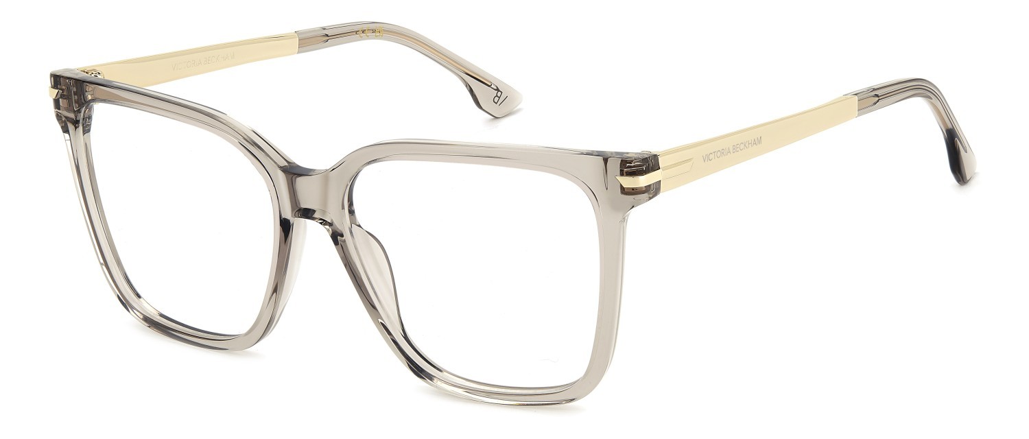 Eyeglasses Victoria Beckham Vb 1009 111863 84A color beige gold shape square 