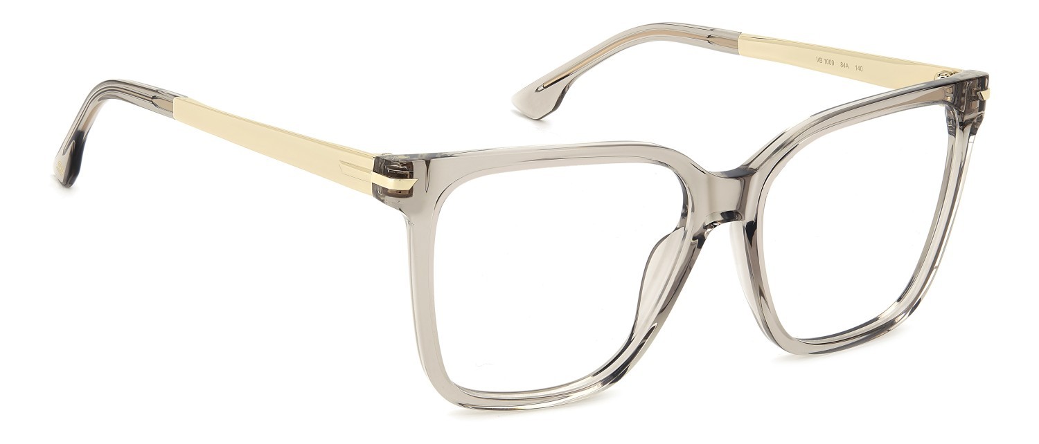 Eyeglasses Victoria Beckham Vb 1009 111863 84A color beige gold shape square 