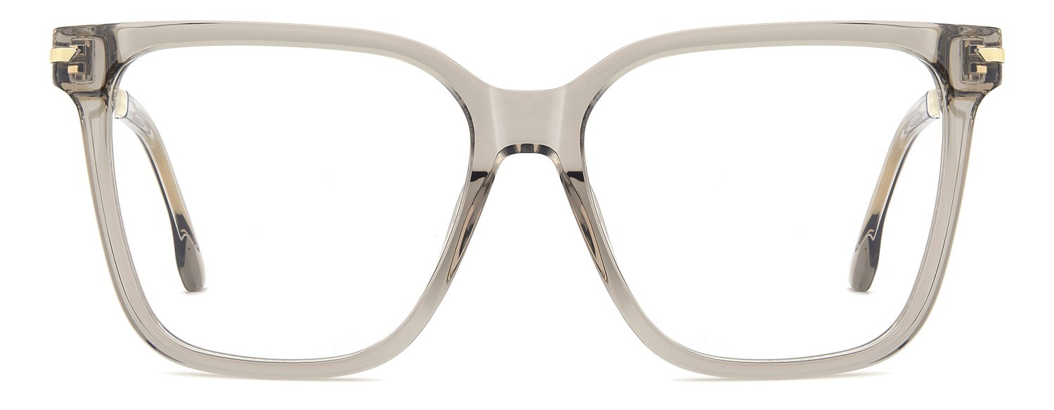 Eyeglasses Victoria Beckham Vb 1009 111863 84A color beige gold shape square 
