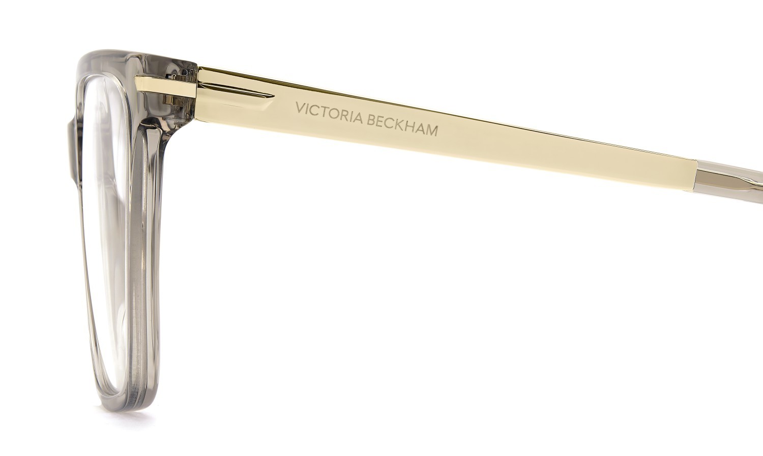 Eyeglasses Victoria Beckham Vb 1009 111863 84A color beige gold shape square 