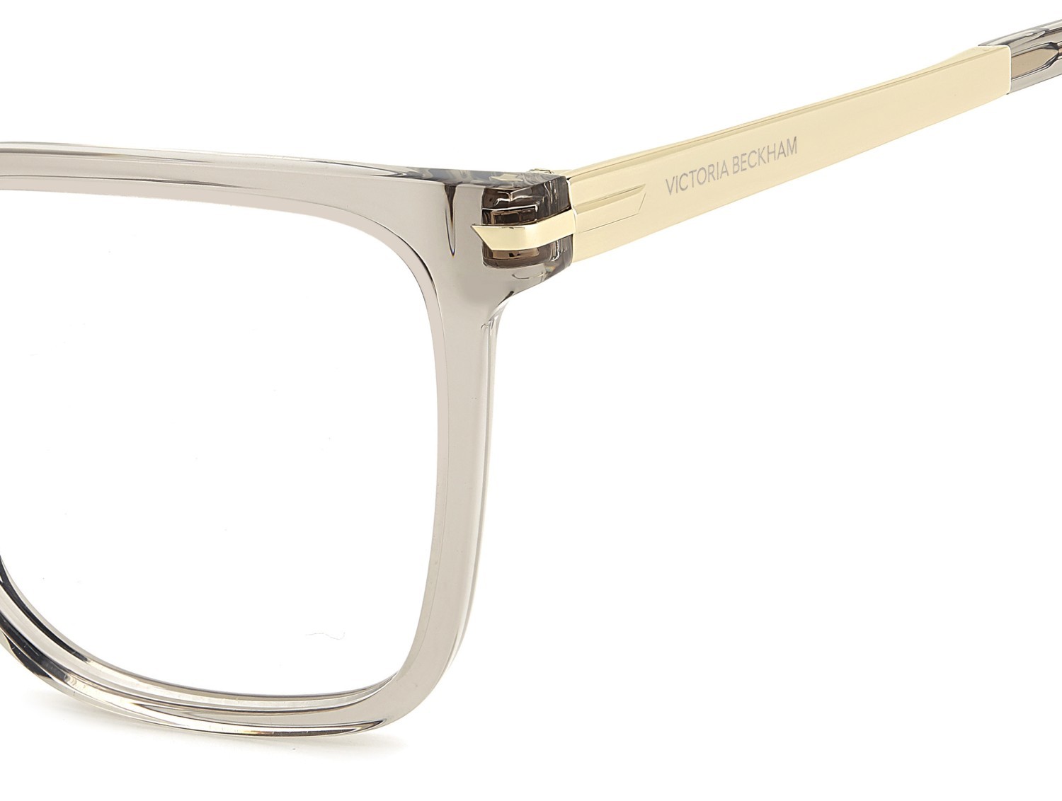 Eyeglasses Victoria Beckham Vb 1009 111863 84A color beige gold shape square 
