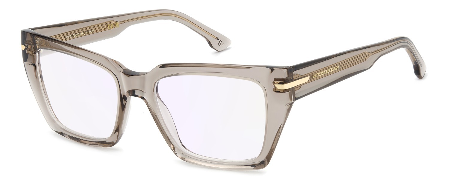 Occhiali da vista Victoria Beckham Vb 7014 111864 FWM colore nude forma farfalla lenti violet mirror