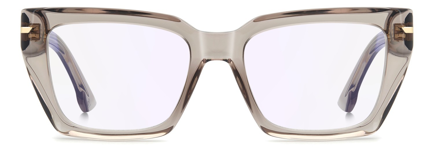 Occhiali da vista Victoria Beckham Vb 7014 111864 FWM colore nude forma farfalla lenti violet mirror