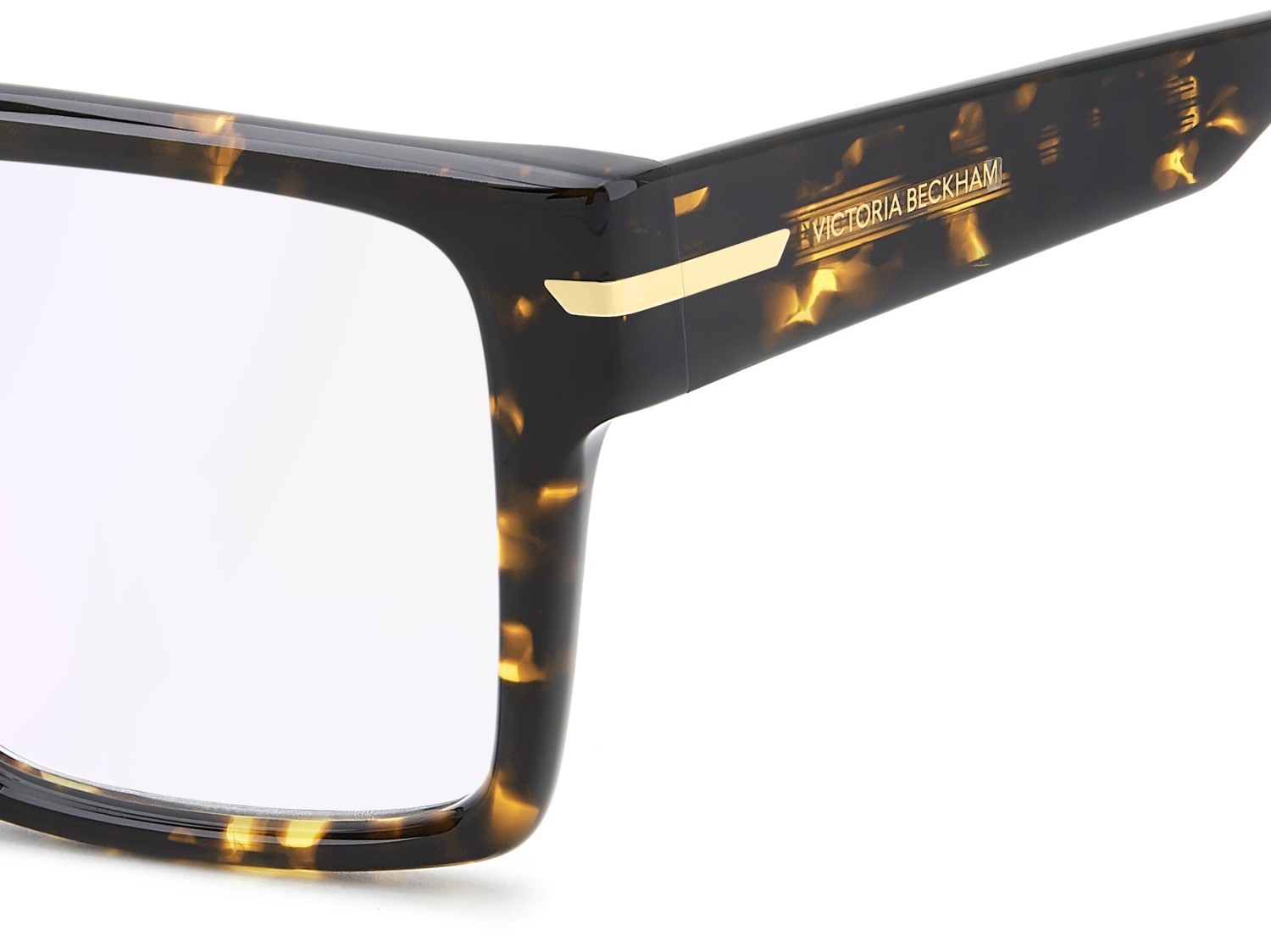 Eyeglasses Victoria Beckham Vb 7010 111865 086 color havana shape rectangle lenses violet mirror