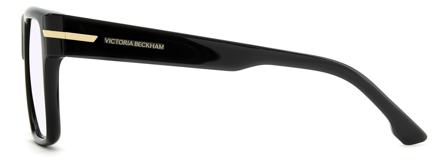 Eyeglasses Victoria Beckham Vb 7010 111865 807 color black shape rectangle lenses violet mirror