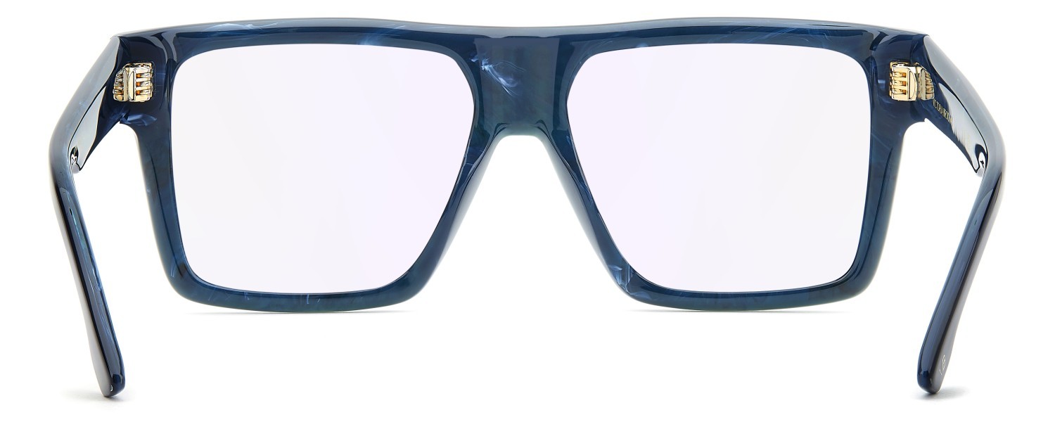 Eyeglasses Victoria Beckham Vb 7010 111865 NUM color marble blue shape rectangle lenses violet mirror