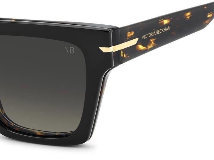 Eyeglasses Victoria Beckham Vb 7009/C 111866 086 color havana shape rectangle lenses green shaded polarized