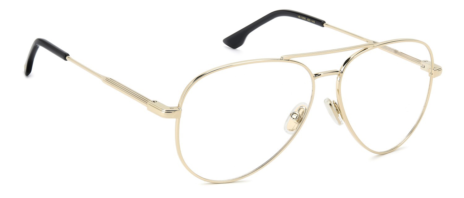 Eyeglasses Victoria Beckham Vb 1008 111867 J5G color gold shape aviator 