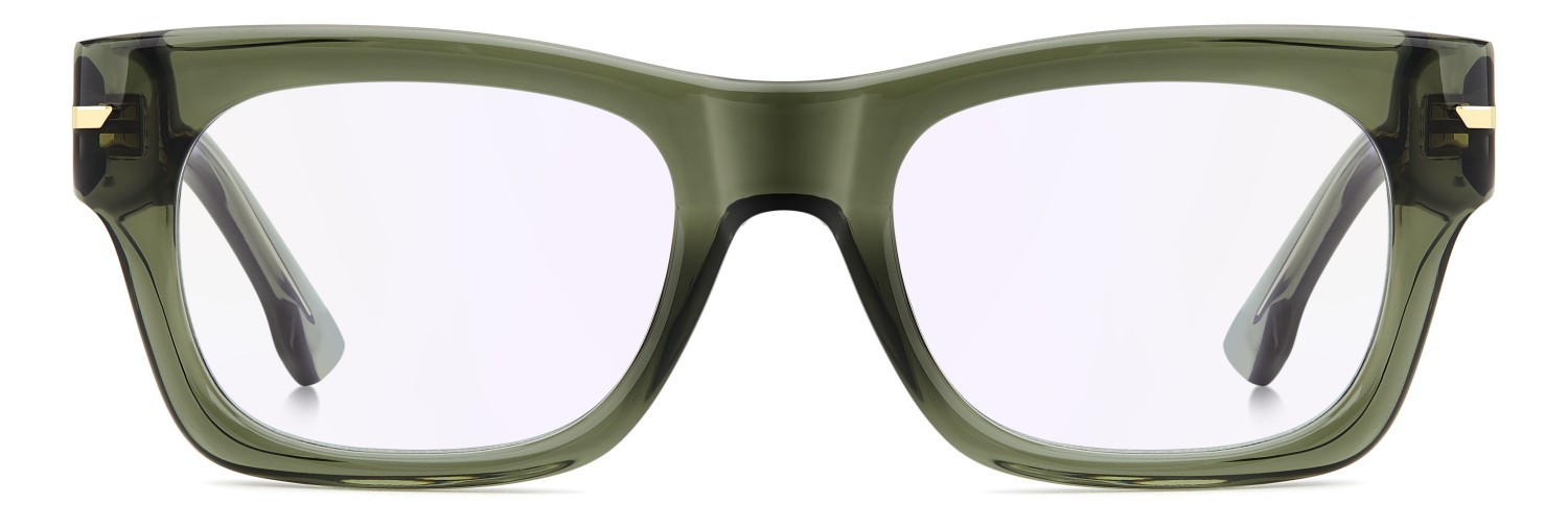Eyeglasses Victoria Beckham Vb 7012 111868 1ED color green shape rectangle lenses violet mirror