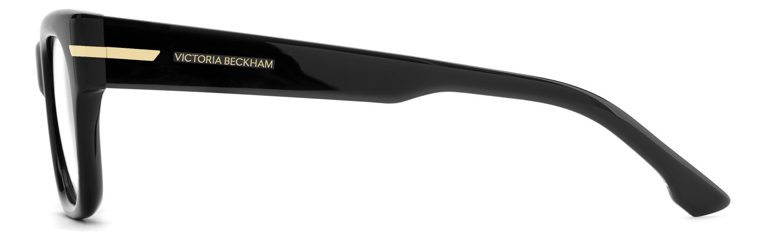 Eyeglasses Victoria Beckham Vb 7012 111868 807 color black shape rectangle lenses violet mirror