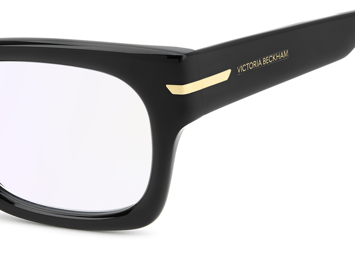 Eyeglasses Victoria Beckham Vb 7012 111868 807 color black shape rectangle lenses violet mirror