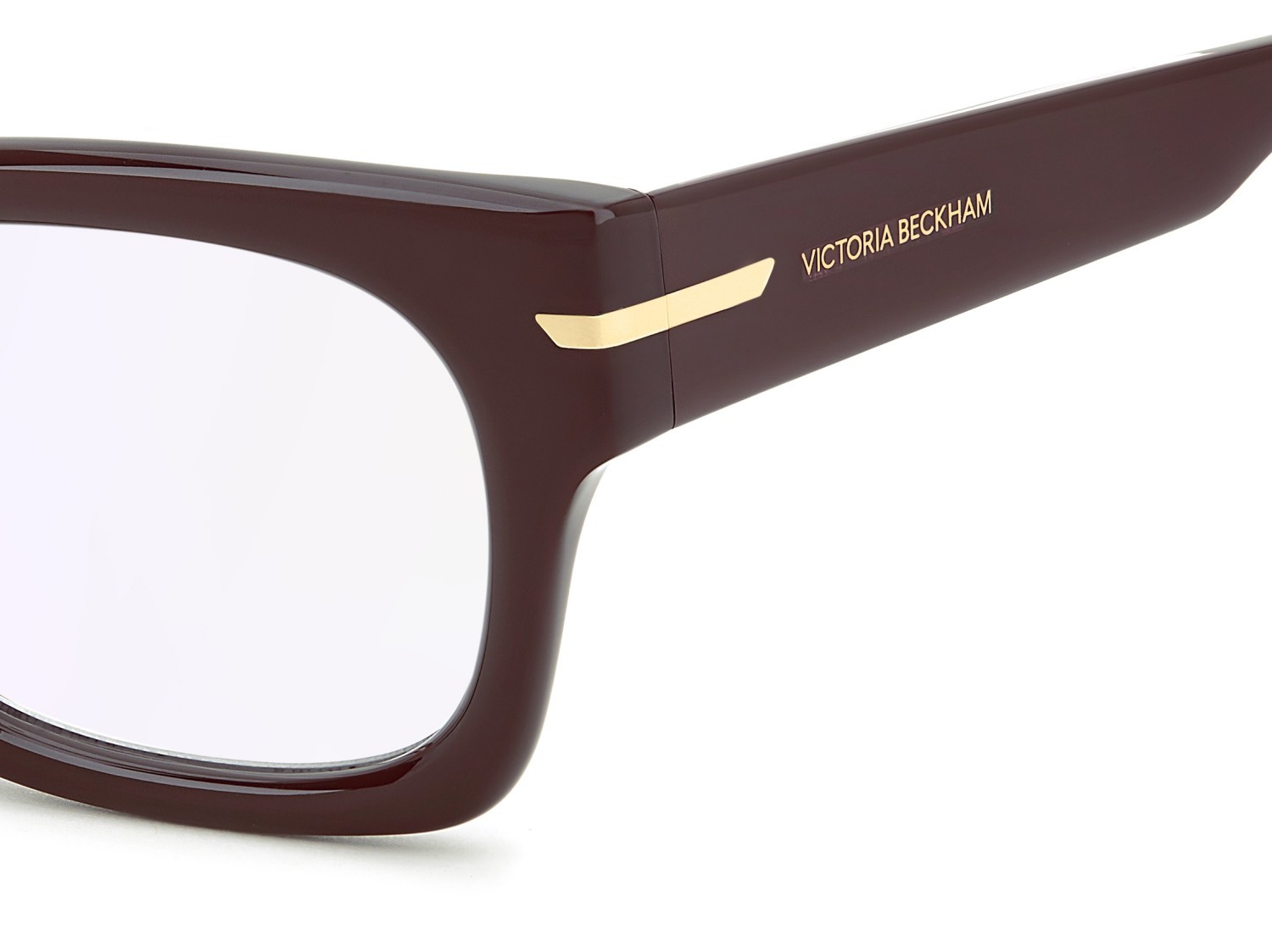 Eyeglasses Victoria Beckham Vb 7012 111868 LHF color burgundy 2 shape rectangle lenses violet mirror