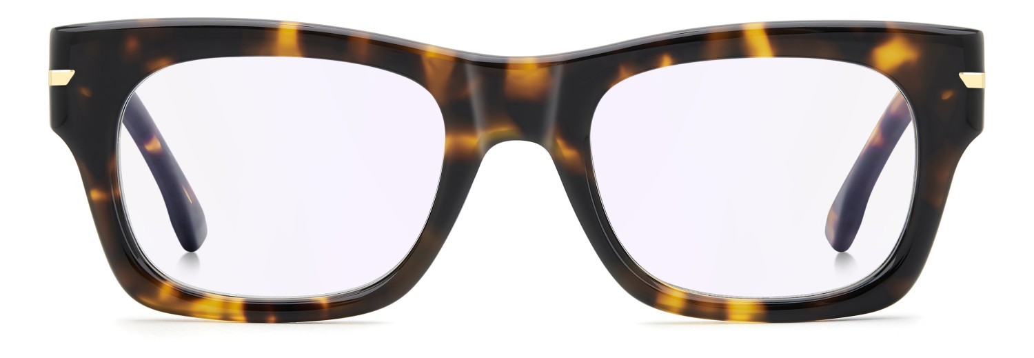 Eyeglasses Victoria Beckham Vb 7012 111868 WR9 color brown havana shape rectangle lenses violet mirror