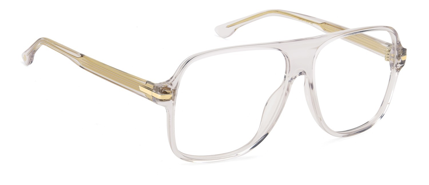 Eyeglasses Victoria Beckham Vb 1011 111869 2T3 color crystal beige shape square 