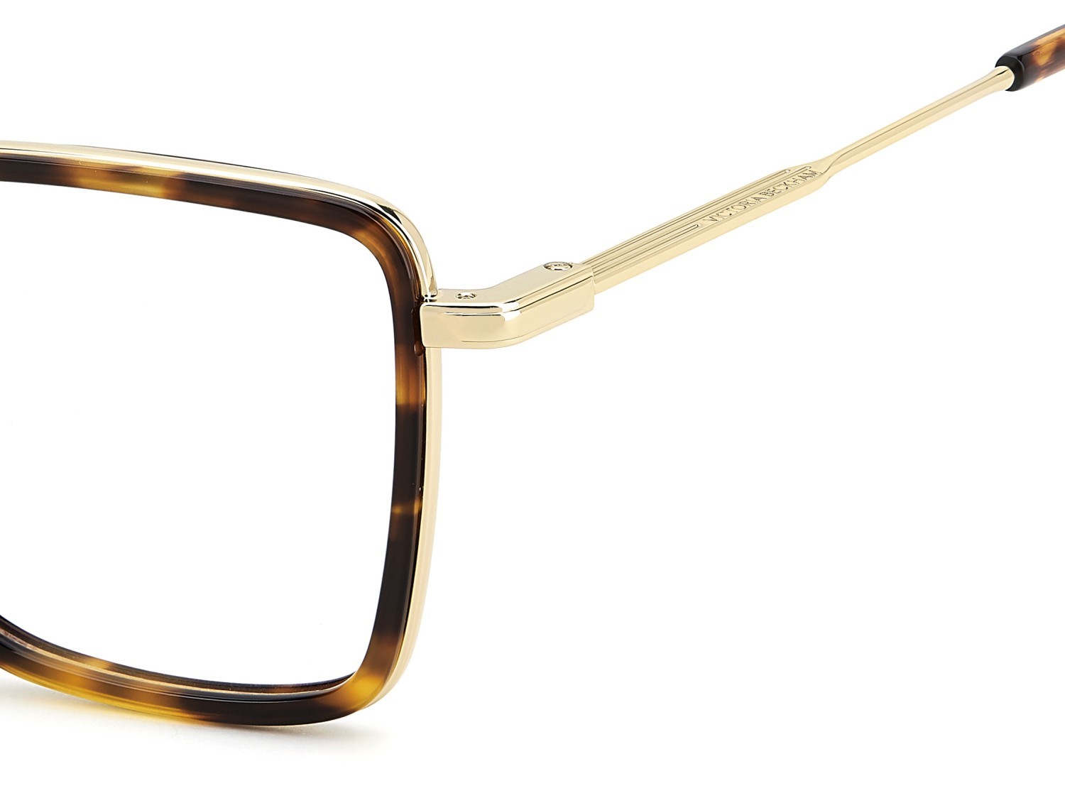 Eyeglasses Victoria Beckham Vb 1006 111870 06J color gold havana shape rectangle 