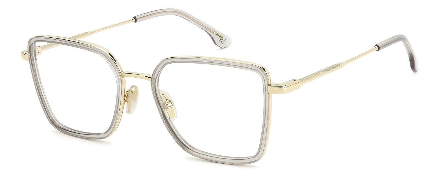 Eyeglasses Victoria Beckham Vb 1006 111870 84E color gold beige shape rectangle 