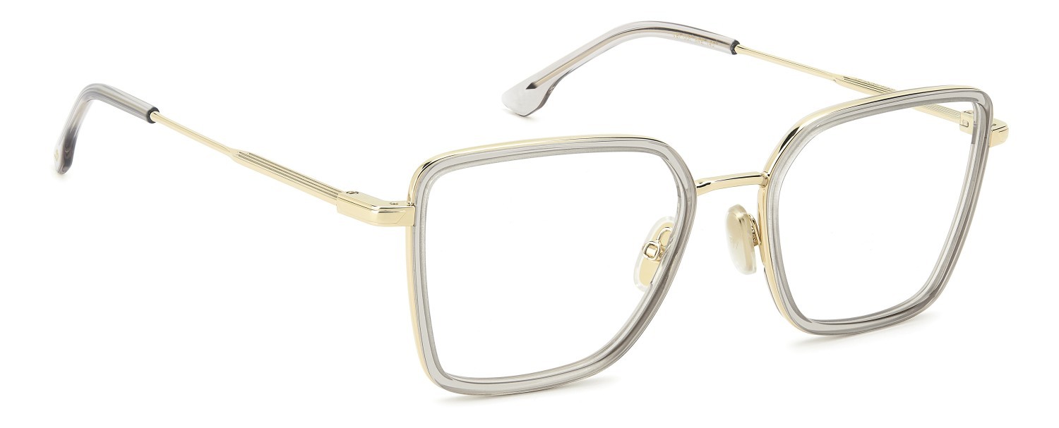 Eyeglasses Victoria Beckham Vb 1006 111870 84E color gold beige shape rectangle 