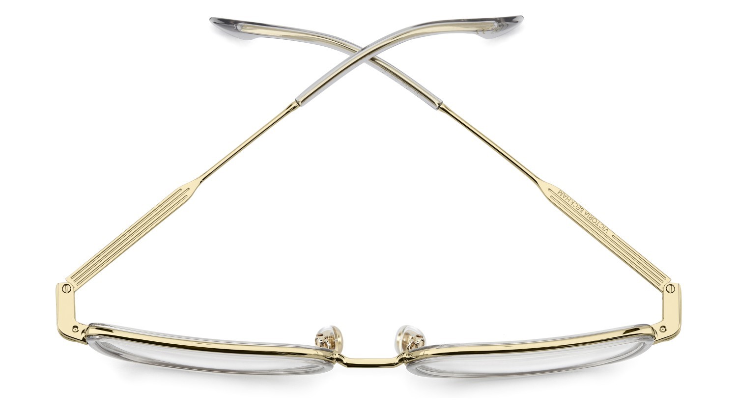 Eyeglasses Victoria Beckham Vb 1006 111870 84E color gold beige shape rectangle 