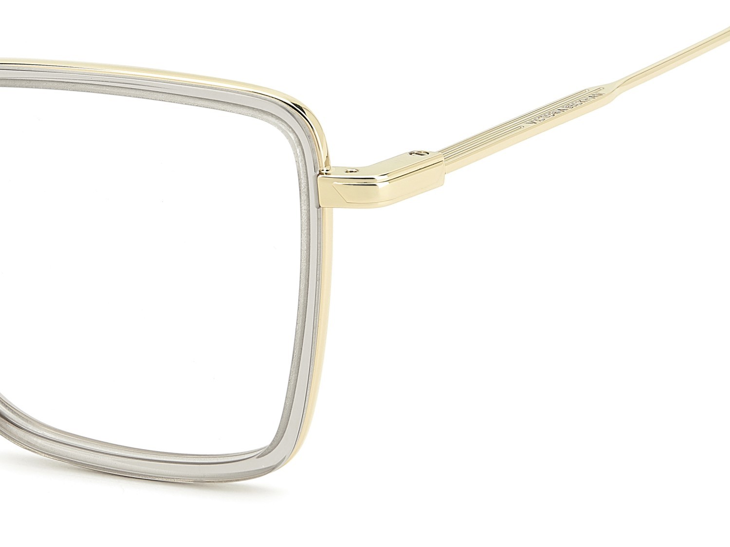Eyeglasses Victoria Beckham Vb 1006 111870 84E color gold beige shape rectangle 