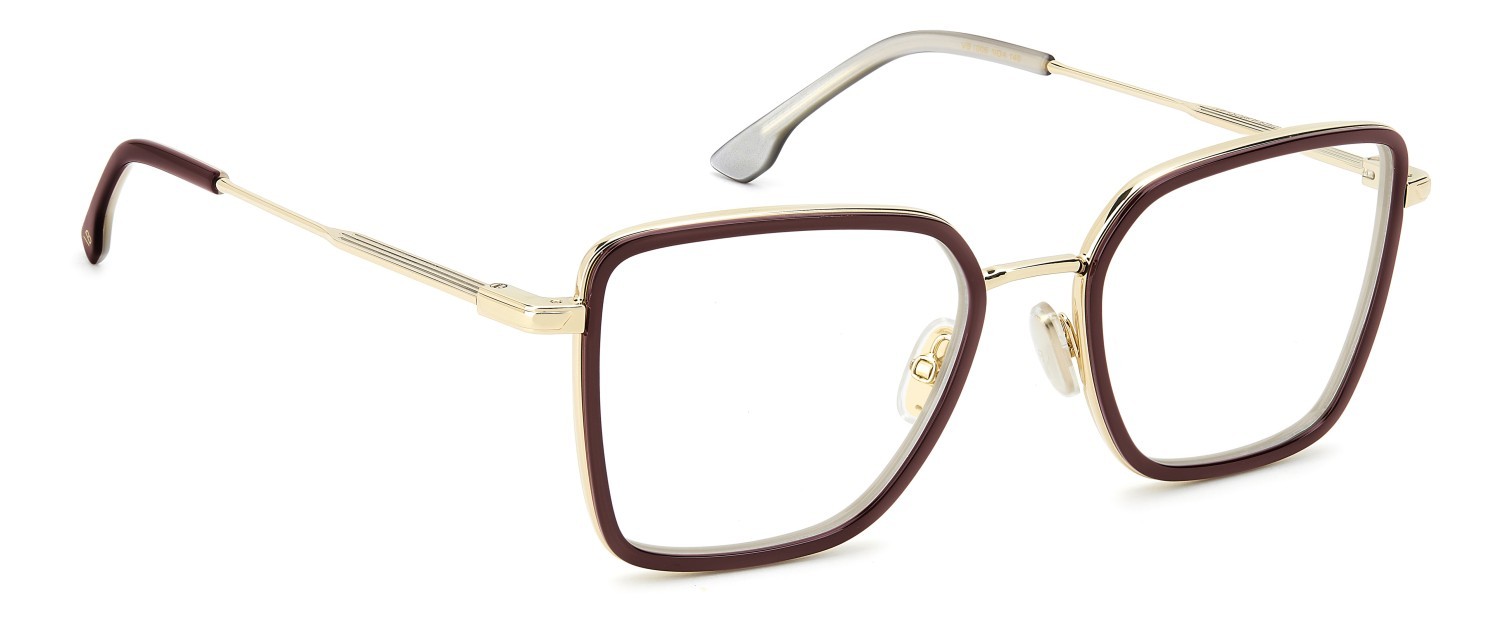 Occhiali da vista Victoria Beckham Vb 1006 111870 NOA colore gold burgundy forma rettangolare 