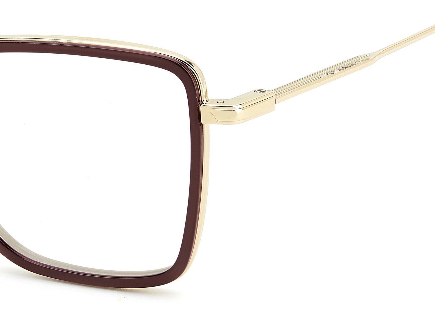 Occhiali da vista Victoria Beckham Vb 1006 111870 NOA colore gold burgundy forma rettangolare 