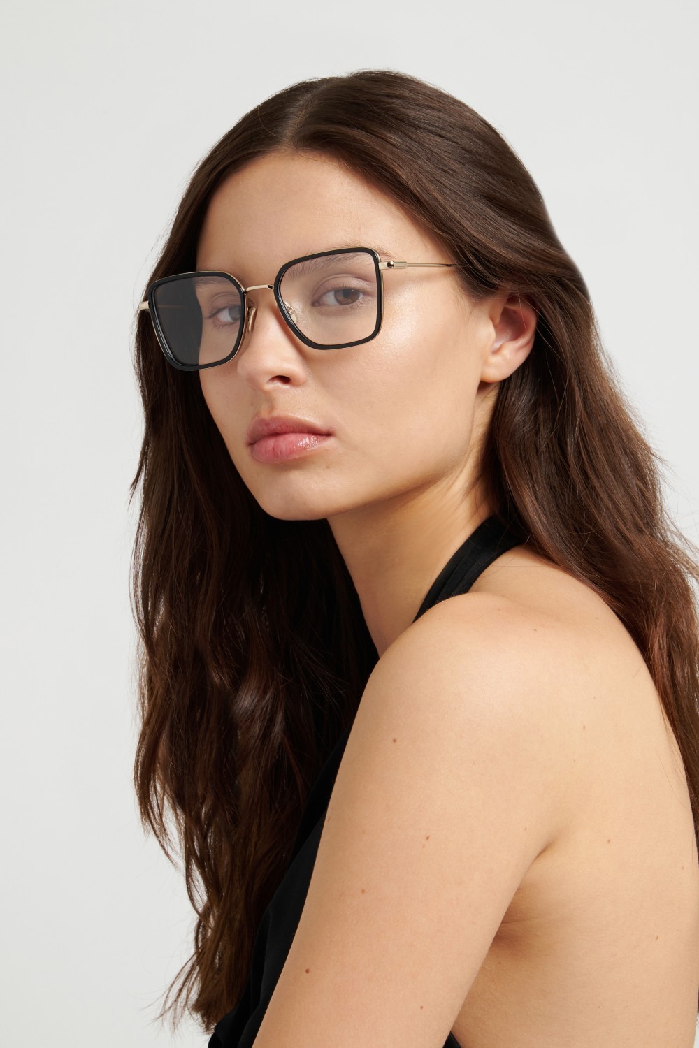 Eyeglasses Victoria Beckham Vb 1006 111870 RHL color gold black 2 shape rectangle 