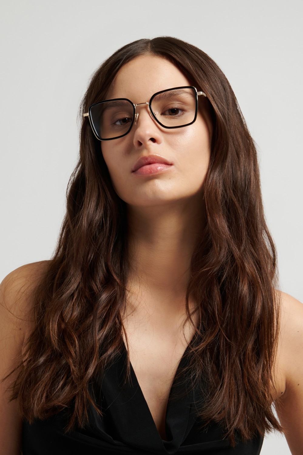 Eyeglasses Victoria Beckham Vb 1006 111870 RHL color gold black 2 shape rectangle 