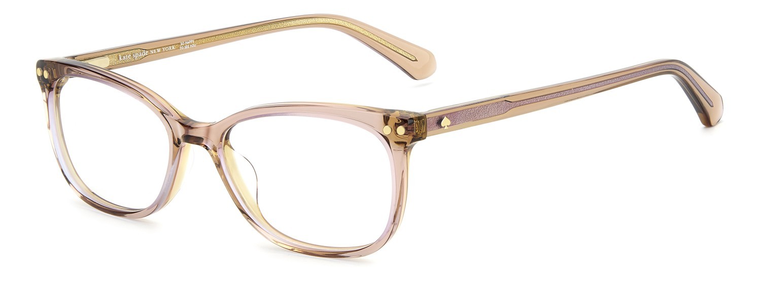 Occhiali da vista Kate Spade Ks Adria 2 111893 DQ2 colore brown pink forma rettangolare 