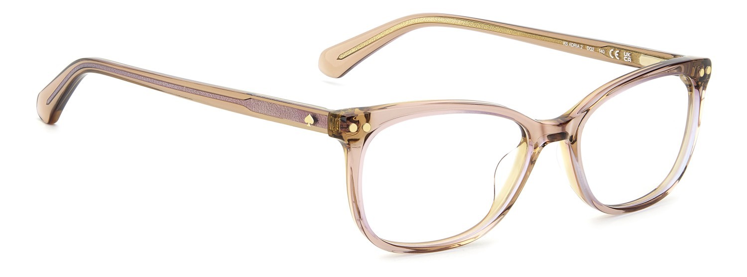 Occhiali da vista Kate Spade Ks Adria 2 111893 DQ2 colore brown pink forma rettangolare 