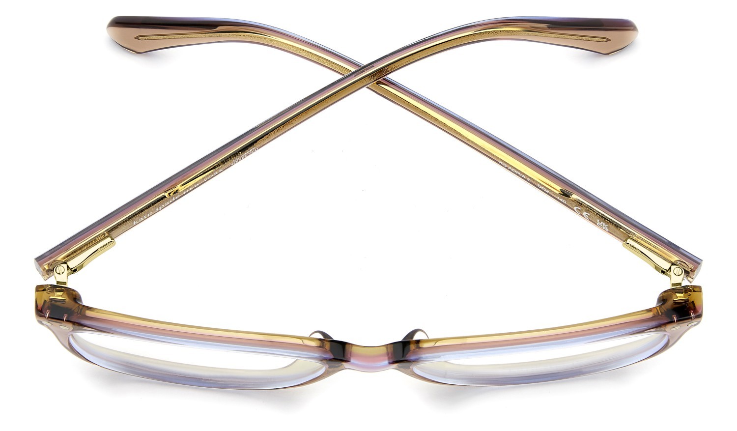 Occhiali da vista Kate Spade Ks Adria 2 111893 DQ2 colore brown pink forma rettangolare 