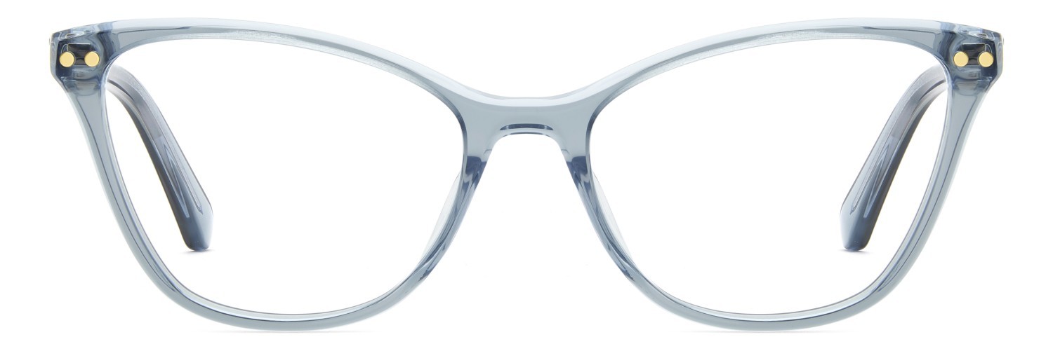 Occhiali da vista Kate Spade Ks Elora 2 111894 QM4 colore crystal blue forma cat eye 