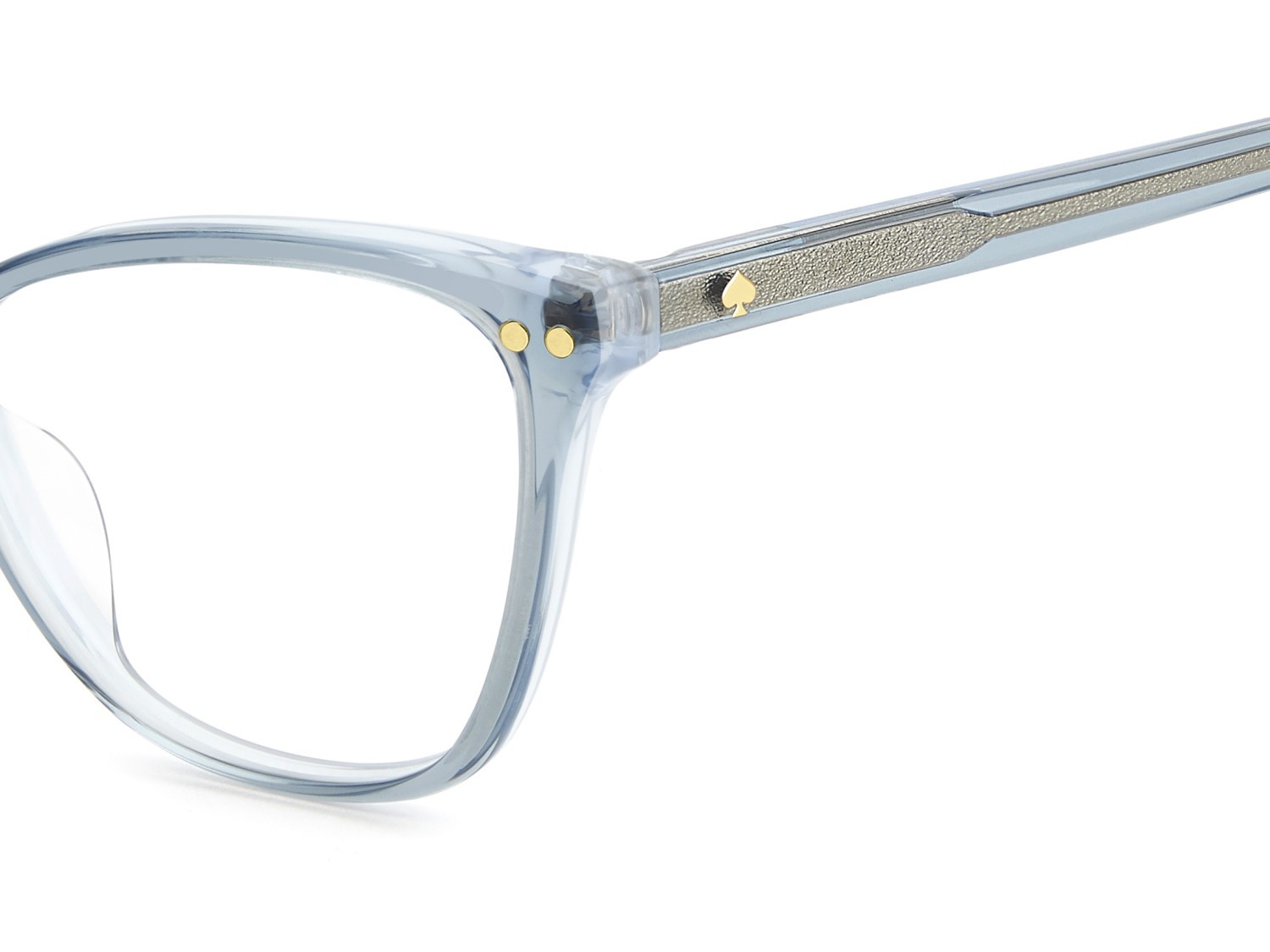 Occhiali da vista Kate Spade Ks Elora 2 111894 QM4 colore crystal blue forma cat eye 
